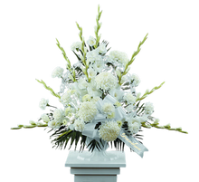 Load image into Gallery viewer, Traditional Funeral Spray with Glads
