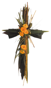 Botanical Cross Easel