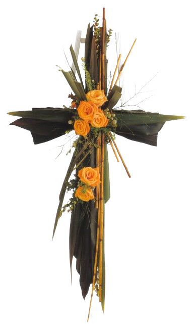 Botanical Cross Easel