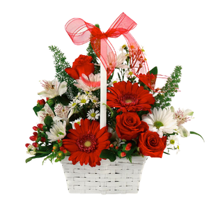 Red And White Delight Basket