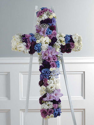 Purple, Lavender & White Cross