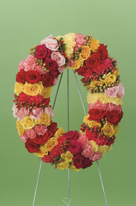 Rings of Color Wreath