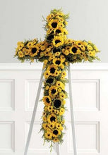 Load image into Gallery viewer, Yellow Sunflower Cross
