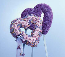 Load image into Gallery viewer, Blue &amp; Lavender Double Heart
